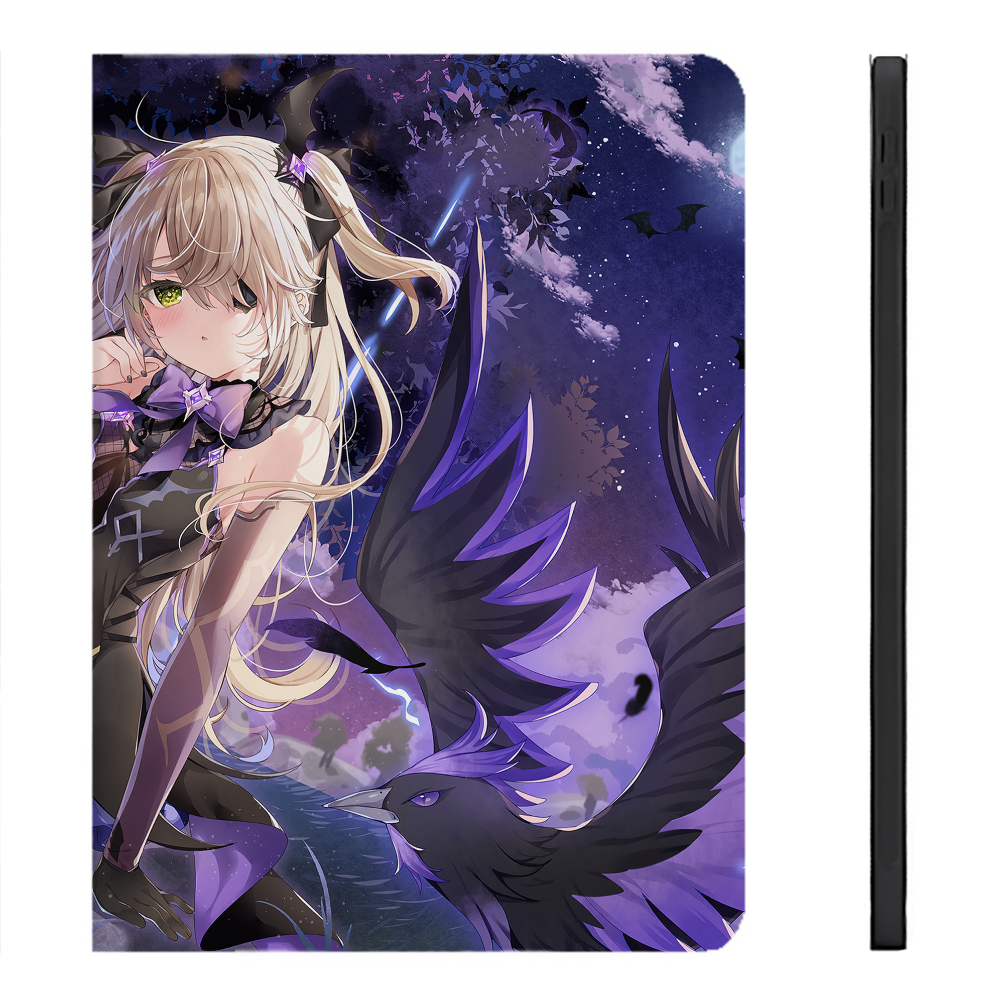 げんし神 genshin IPadケース ペンホルダー付き ブックスタイルデザイン
